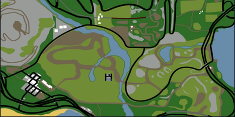 Kartenposition des Basin Bunkers
